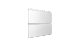 Металлический сайдинг Grand Line ЭкоБрус Satin 0,5 мм RAL 9003 Сигнальный белый купить в санкт-петербурге