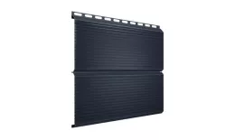 Металлический сайдинг Grand Line ЭкоБрус Gofr GreenCoat Pural Matt RAL 7024 Мокрый асфальт купить в санкт-петербурге