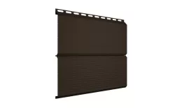 Металлический сайдинг Grand Line ЭкоБрус Gofr GreenCoat Pural Matt RAL 8019 купить в санкт-петербурге