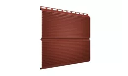 Металлический сайдинг Grand Line ЭкоБрус Gofr Satin Matt 0,5 мм RAL 8004 Терракота купить в санкт-петербурге