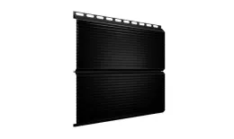Металлический сайдинг Grand Line ЭкоБрус Gofr Satin Matt 0,5 мм RAL 9005 Черный купить в санкт-петербурге