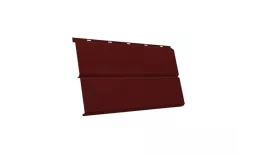 Металлический сайдинг Grand Line ЭкоБрус 3D Satin 0,5 мм RAL 3011 Коричнево-красный купить в санкт-петербурге