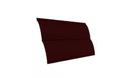 Металлический сайдинг Grand Line Блок-хаус New Satin 0,5 мм RAL 3011 Коричнево-красный купить в санкт-петербурге