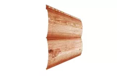 Металлический сайдинг Металл Профиль Woodstock-В ECOSTEEL текстурированный 0,5 мм Кедр купить в санкт-петербурге