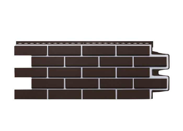 Фасадные панели GRAND LINE Коллекция Клинкерный Кирпич Премиум Шоколадный купить в санкт-петербурге