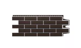 Фасадные панели GRAND LINE Коллекция Клинкерный Кирпич Премиум Шоколадный со швом купить в санкт-петербурге