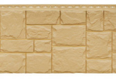 Фасадные панели GRAND LINE Коллекция Крупный Камень Стандарт Песочный FP_GLN03_5