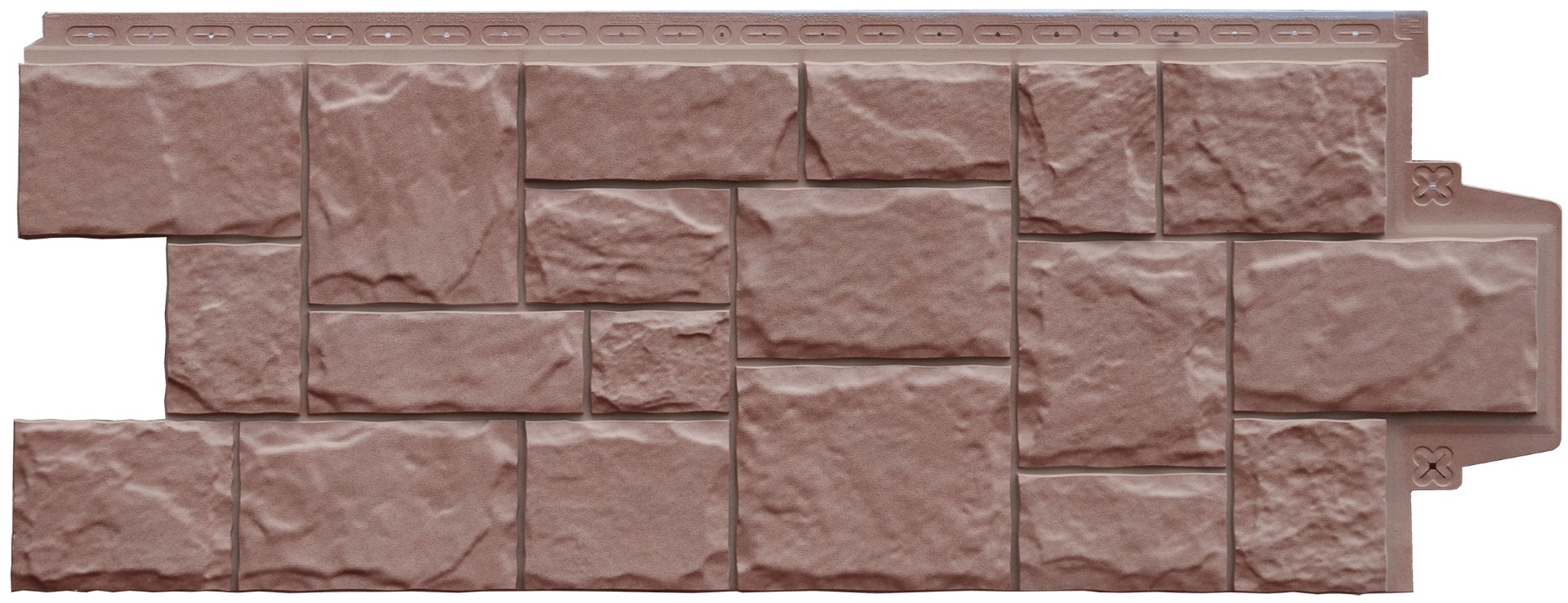 Фасадные панели GRAND LINE Коллекция Крупный Камень Элит Миндаль купить в санкт-петербурге