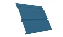 Софит металл с перфорацией Grand Line Квадро брус Satin 0,5 мм RAL 5005 сигнальный синий купить в санкт-петербурге