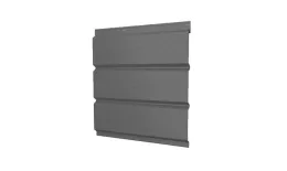 Софит металл GL с перфорацией GreenCoat Pural 0,45 мм RR 23 темно-серый купить в санкт-петербурге