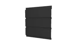 Софит металл GL с перфорацией Rooftop Matte Стальной бархат 0,5 мм RAL 9005 черный купить в санкт-петербурге