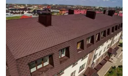 Гибкая черепица ТехноНИКОЛЬ Классик Кадриль гранат купить в санкт-петербурге