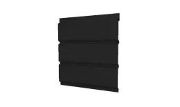 Софит металл GL без перфорации Satin 0,5 мм RAL 9005 черный купить в санкт-петербурге
