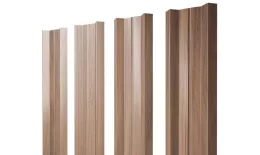 Штакетник Grand Line М-образный А 0,45 Print Elite Honey Wood Медовое дерево