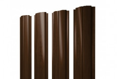 Штакетник Grand Line Slim Полукруглый 0,45 Print Elite Choco Wood Шоколадное дерево купить в санкт-петербурге