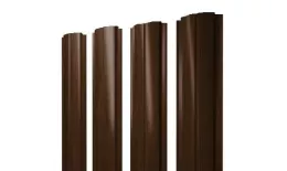 Штакетник Grand Line Slim Полукруглый 0,45 Print Elite Choco Wood Шоколадное дерево купить в санкт-петербурге
