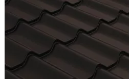 Металлочерепица Grand Line Classic 0.5 Satin Matt RR 32 темно-коричневый купить в санкт-петербурге