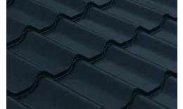 Металлочерепица Grand Line Classic 0.45 Drap ST RAL 7024 мокрый асфальт купить в санкт-петербурге