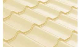 Металлочерепица Grand Line Classic Полиэстер 0.45 RAL 1015 светлая слоновая кость купить в санкт-петербурге