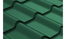 Металлочерепица GL Kamea 0,5 GreenCoat Pural Matt RR 11 темно-зеленый купить в санкт-петербурге