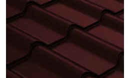 Металлочерепица GL Kamea 0,5 GreenCoat Pural Matt RR 887 шоколадно-коричневый купить в санкт-петербурге