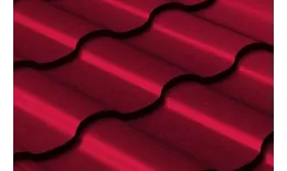 Металлочерепица Grand Line Kredo 0.5 Satin Matt RAL 3005 красное вино купить в санкт-петербурге
