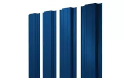 Штакетник Grand Line Прямоугольный 0,45 PE RAL 5005 Сигнальный синий купить в санкт-петербурге