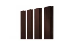 Штакетник Grand Line Прямоугольный 0,45 PE Double RAL 8017 Шоколад (1,8м) купить в санкт-петербурге