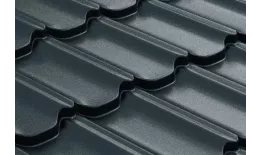 Металлочерепица Grand Line Kvinta Plus 0,5 Satin Matt RAL RAL 7016 антрацитово-серый купить в санкт-петербурге
