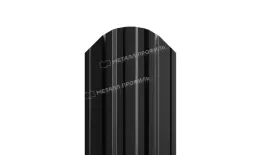 Штакетник Металл Профиль TRAPEZE-O (Закругленный) VikingMP 0,45 мм RAL 9005 Черный купить в санкт-петербурге