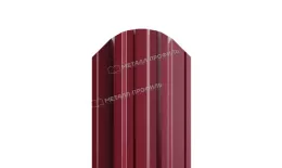 Штакетник Металл Профиль TRAPEZE-O (Закругленный) NormanMP 0,5 мм RAL 3005 Красное вино купить в санкт-петербурге