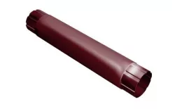 Труба круглая соединительная Grand Line 125/90 мм 1м RAL 3005 Красное вино купить в санкт-петербурге