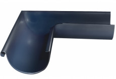 Угол желоба внешний 90° Grand Line 125/90 мм RAL 7024 Мокрый асфальт GL_voda_291