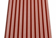 Битумный волнистый лист GUTTAPRAL К9 (1950х855 мм). Красный Gutta_102