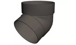 Колено трубы 67° ПВХ Grand Line Стандарт Графит купить в санкт-петербурге