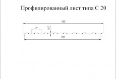 Профнастил Grand Line С20 A 0,45 Print Elite Milky Wood Молочное дерево купить в санкт-петербурге