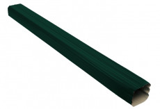 Труба прямоугольная Grand Line Vortex 1м RAL 6005 Зеленый (полиэстер) GrandLine-metvod_5