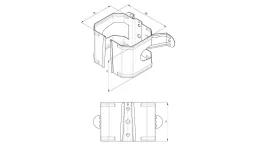 Кронштейн трубы на дерево Grand Line Vortex Matt RAL 8017 купить в санкт-петербурге