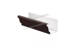 Желоб водосточный Металл Профиль 120х86х3000 RAL 8017 Коричневый купить в санкт-петербурге