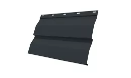 Металлический сайдинг GL Корабельная доска XL Quarzit Pro Matt 0,5 мм RAL 7016