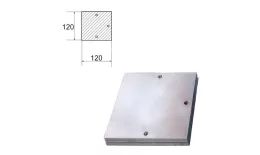 Пластина 120х120х3мм. 3 отверстия (200) купить в санкт-петербурге