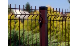 Секция сварная 3D/Гиттер 1530х2500 мм. d3 мм. RAL 8017 Коричневый купить в санкт-петербурге