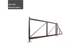 Ворота откатные Colority Zinc 2,03x4,0 RAL 7024 GL купить в санкт-петербурге