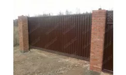Ворота откатные Estet 2,0х4,5 RAL 8017 GL купить в санкт-петербурге