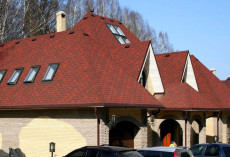 Гибкая черепица Tegola Top Shingle Футуро (Futuro) красный купить в санкт-петербурге