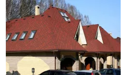 Гибкая черепица Tegola Top Shingle Футуро (Futuro) красный купить в санкт-петербурге