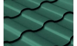 Металлочерепица GL Kredo 0.5 GreenCoat Pural RAL 6020 хромовая зелень купить в санкт-петербурге
