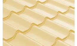 Металлочерепица Grand Line Classic Полиэстер 0.45 RAL 1014 слоновая кость купить в санкт-петербурге