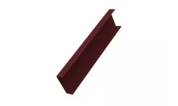 Декоративная накладка на столб жалюзи Milan,Tokyo 0,5 Satin с пленкой RAL 3005 красное вино GL купить в санкт-петербурге
