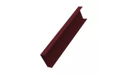 Декоративная накладка на столб жалюзи Milan,Tokyo 0,5 Satin с пленкой RAL 3005 красное вино GL купить в санкт-петербурге